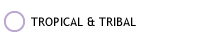 Tropical and Tribal Custom Rug Design